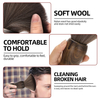 Custom Private Logo Softer Fiber Hair Hairdressing Neck Duster Fiber Brushes Wood Handle Neck Brush