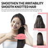Customize Pink Hair Styling Hair Curved Brush Vent Hollow Elastic Boar Bristle Hairbrush