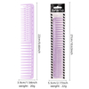Plastic Antistatic Salon Hairdressing Comb Multicolor Barber Comb Custom Logo Hair Cutting Comb