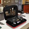Red Large Capacity Beauty Hairdressing Barber Tool Bag Grooming Hair Stylist Scissor Holder Storage Case