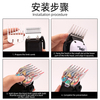 Salon Good Quality Hair Clipper Limit Comb Graffiti Hair Cutting Hair Guide Clipper Guard Comb