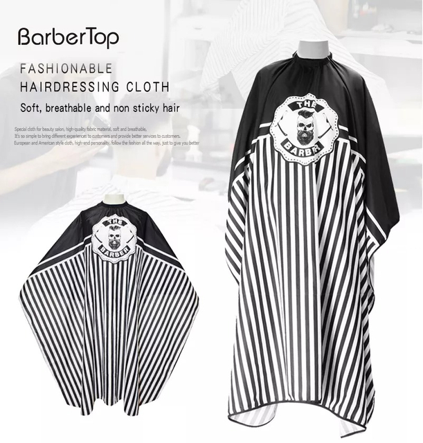 Barber Cloth Skull Pattern Apron