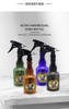 Black Reto Beer Bottle Style Hair Salon Spray Bottle 