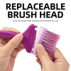 Barber Hair Color Applicator Kit Hair Tint Dyeing Brush for Perming Replaceable Head Dye Brush Set