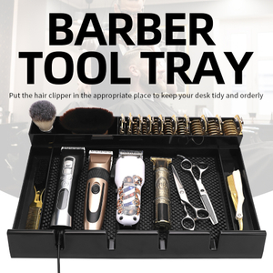 New Arrival Barber Electric Scissors Rack Hairdressing Push Shear Tool Desktop Storage Hair Tool Tray