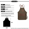 Fashion Salon Denim Durable Hair Cutting Apron
