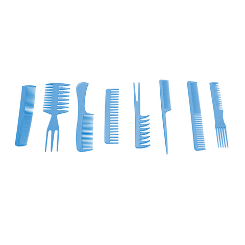 8 Pcs Stylist Hairdressing Combs