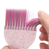 Professional Pink Plastic Hair Tinting Brush Hair Dye Color Dye Comb Brush 3Pcs Sets