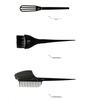 10Pcs/set Professional Plastic Hairdressing Brushes Bowl