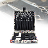Blue Cloth Customized Nylon Hair Equipment Salon Tool Scissors Bag High Class Hairdressing Products for Barber Shop