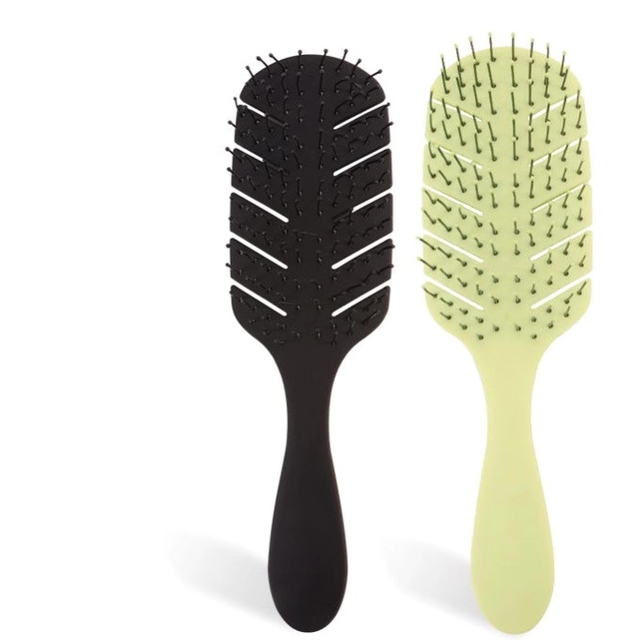 Hollow Out Wet Dry Detangling Scalp Massage Comb 
