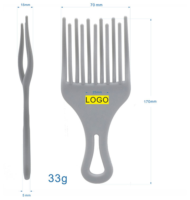 Hairdressing Salon Afro Hair Wide Tooth Comb