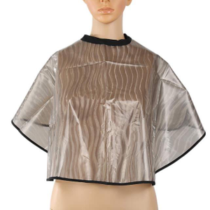 Hair Cutting Collar Waterproof Cape Barber Cloth Hairdressing Hair Dye Gown