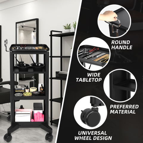 Salon Trolley Cart with Wheels