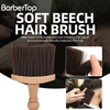 2024 Wholesale Salon Barber Combs Custom Shop Barber Duster Brush Wooden Handle