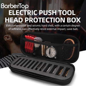 Portable Barber Carrying Case Premium Barbershop Suitcase Electric Push Toll Barber Briefcase