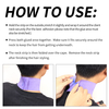 High Quality Volume Cheap Disposable Purple Neck Paper Covering Necks Hairdressing Salon Tool