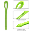 Professional Barber Shop Green Hair Color Mixing Whisk With Tinting Brush Salon Tools Set