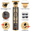 Electric Barber T9 Upgraded LCD Rechargeable Retro Oil Head Carving Electric Push Shear Pubic Hair Clipper Machine for Women