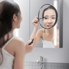 Portable Travel Bathroom Vanity Mirror 10x Magnifying Mirror with Suction Cups for Lasting Hold on Most Flat Surfaces