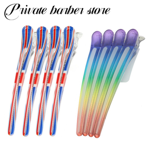 Professional Hairdressing Hairpins Rainbow Colors Sectioning Cutting Hair Clamps Barber Hair Clips Hairstyle Accessories