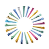 50pcs Colorful Single Prong Alligator Hair Clips Aluminum Metal Flat Hairpins Women Hair Styling Tools Hairdressing Barrettes