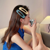 3PCS Korean Large Frosted Hair Clip for Women Large Matte Hairpin Hairgrips Hair Big Clip Bangs Barrettes Girls Hair Accessories