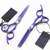 Professional Japan 440c 6 '' Purple Hair Cutting Scissors Haircut Thinning Barber Makas Haircutting Shears Hairdresser Scissors