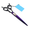 7 Inch Purple Professional Pet Grooming Hair Cutting Scissors Dog Sissors Barber Haircutting Shears Berber Hairdressing Scissors