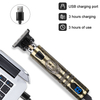 Professional Men Hair Cutting Machine Shaver Retro USB Interface Electric Hair Clippers Rechargeable Engraving Hair Clipper Set 