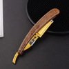 10 Blades+ Professional Classic Straight Edge Barber Razor - Salon Quality Cut Throat Shavette Shave