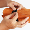 Genuine Leather Pouches Case Pull Up Leather Pouches Scissors Bag