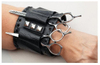 Wrist Arm Magnetic Shear Holder Hairdressing Holster Scissors Bag Barber Pouch Holder Case Salon Tool