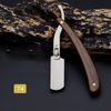 Stainless Steel Folding Shave Knife Beard Straight Razor Hair Dressing Tools Men Manual Convenience Hair Trimmer Shaver
