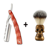 Cut Throat Straight Razor Wood Professional Barber Razor Premium Quality Straight Edge Razor Beard Shaving Razor Gift