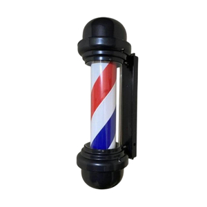 Barber Shop Pole Light Rotating Sign Light Classic LED Light Hairdressing Rainproof Lamp Waterproof Vintage Style for Outdoor