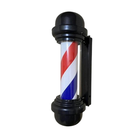 Barber Shop Pole Light Rotating Sign Light Classic LED Light Hairdressing Rainproof Lamp Waterproof Vintage Style for Outdoor