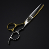 professional Japan 440c steel 6 inch Bull head hair cutting scissors haircut thinning barber cut shears hairdressing scissors