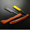 Barber Classic Shaving Razor Blade Holder Men Wooden Handle Straight Edge Barber Razor Holder Folding Shaving Razor