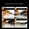 Stainless Steel Folding Shave Knife Handle Beard Straight Razor Hair Dressing Tool Manual Shaving Razor Men Gift
