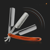 Senior Wood Handle Blade Shaving Razors Professional Barber Shaver Eyebrow Razor Men's Razor