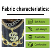 Snap Neckline Hairdressing Apron Waterproof Hairdresser Gown Barber Fashion Pattern Haircut Cloth Antistatic Hairstyling Capes