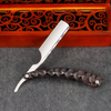 Cut Throat Straight Razor Wood Professional Barber Razor Premium Quality Single Blade Straight Edge Razor Beard Shaving Razor