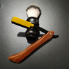 Barber Classic Shaving Razor Blade Holder Men Wooden Handle Straight Edge Barber Razor Holder Folding Shaving Razor Wholesale