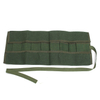 Green Roll Up Bag Garden Repair Tool Scissors Canvas Rolling Tool Bag Case Storage Bags