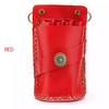Leather Hair Scissor Holster Hairdressing Hair Cutting Bag