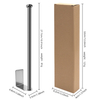 Barbershop Wall-mounted Paper Roll Holder with Stainless Steel Tin Foil Paper Holder