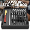 Customized Logo Barber Scissors Storage Box Organizer Convenient Hairdressing Holders Case