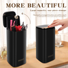 Beauty Hair Tools Brush Storage Box Dust-proof Desktop Storage Rack Barber Scissors Brush Bucket
