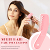 Salon New Arrival Hair Styling Tools Comb with Razor Blade Plastic Handle Razor Comb
